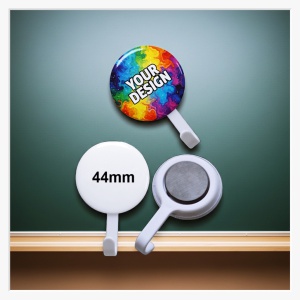 44mm Magnet mit Haken – Das personalisierte Organisations-Wunder